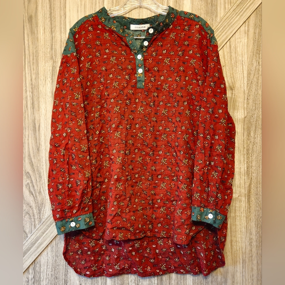 Cellabie Floral Button-Up Shirt